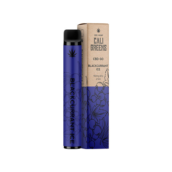 Cali Greens CBD GO 150mg CBD Disposable Vape Pen 400 Puffs