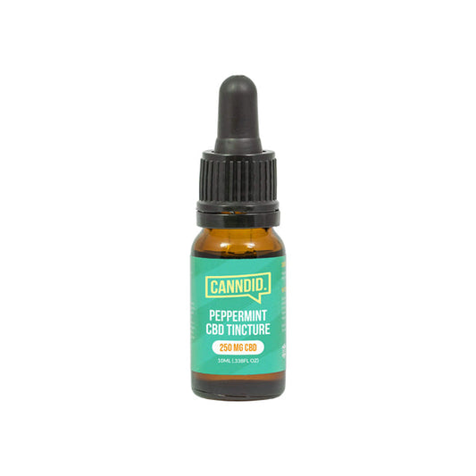 Canndid 250mg CBD Tincture Oil 10ml - Peppermint