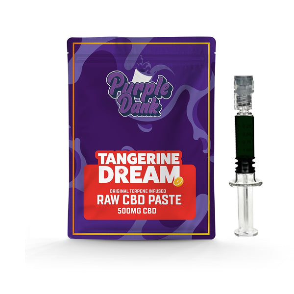 Purple Dank 1000mg CBD Raw Paste with Natural Terpenes - Tangerine Dream (BUY 1 GET 1 FREE)