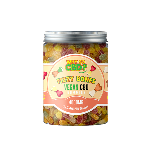 Why So CBD? 4000mg CBD Large Vegan Gummies - 11 Flavours