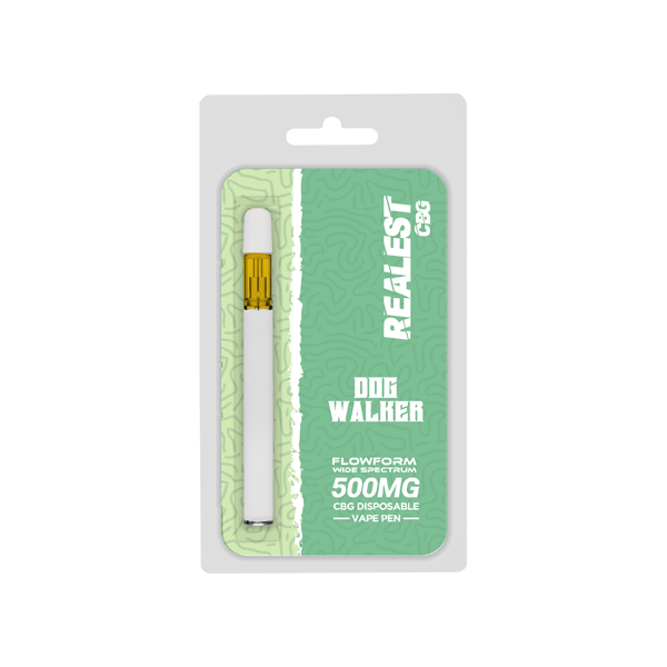 Realest CBG 500mg Flowform Wide Spectrum CBG Disposable Vape Pen 170 Puffs (BUY 1 GET 1 FREE)